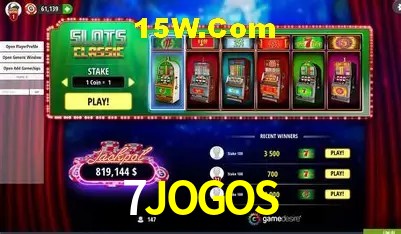 Recursos de Bônus 7JOGOS